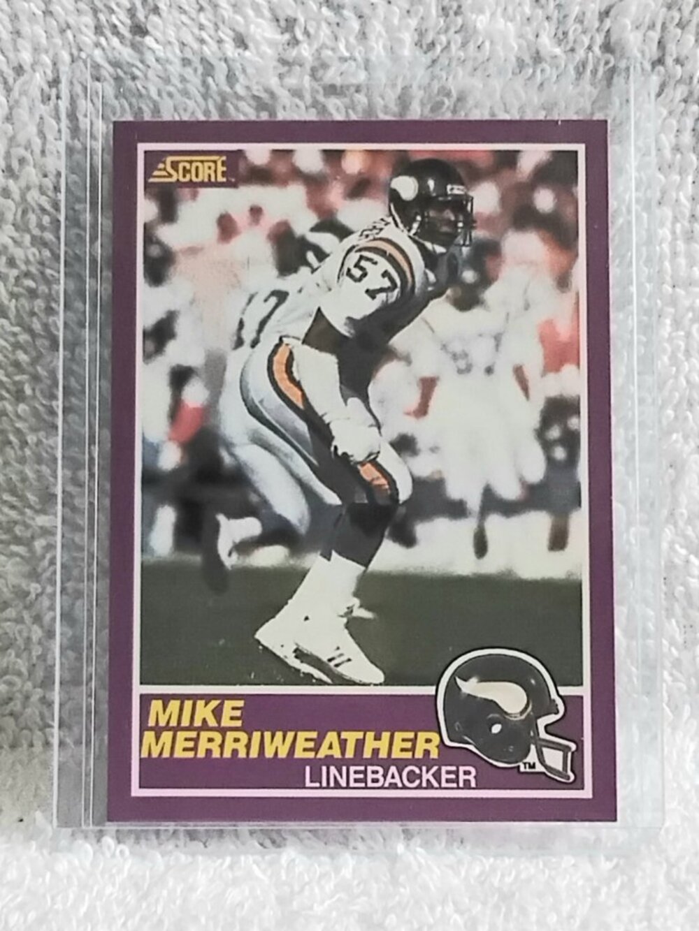 5/$20 Mint 1989 Score Mike Merriweather NFL Supplemental Card 385S!!